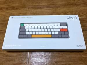 ほぼ未使用 NuPhy Air60 V2 QMK/VIA 対応 NuPhyスイッチ Aloe軸 Double-shot PBTキーキャップ ホットスワップ対応 RGB Mac Windows