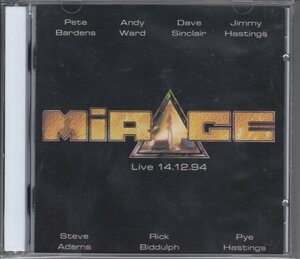 MIRAGE/ LIVE 14 TH DECEMBER 1994（2枚組輸入盤CD）