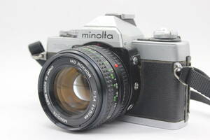 【返品保証】 ミノルタ Minolta XG-E MD ROKKOR 50mm F1.4 ボディレンズセット s4378