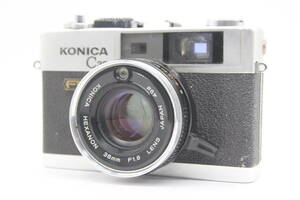 【返品保証】 コニカ KONICA C35 FD HEXANON 38mm F1.8 コンパクトカメラ s4388