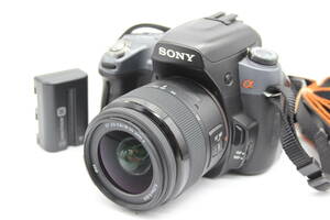 【返品保証】 ソニー Sony α550 DSLR-A550 DT 18-55mm F3.5-5.6 SAM II バッテリー付き デジタル一眼 ボディレンズセット C8025