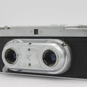 【返品保証】 ステレオ Sereo Wirgin Steinheil Munchen Cassar 35mm F3.5 ステレオカメラ s5528の画像1