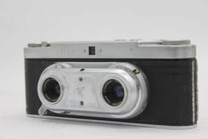 【返品保証】 ステレオ Sereo Wirgin Steinheil Munchen Cassar 35mm F3.5 ステレオカメラ s5528