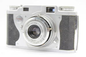 【返品保証】 コニカ Konica II B Hexar 50mm F3.5 レンジファインダー カメラ s5560