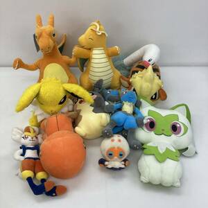 No.2751★1円～【ぬいぐるみ】ポケモン ニャオハ/サンダース/リザードン/他 中古品