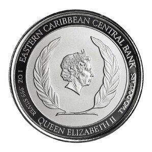 [保証書・カプセル付き] 2022年 (新品) セントビンセント・グレナディーン「軍艦」純銀 1オンス 銀貨の画像2