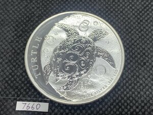 31.1グラム 2021年 (新品) ニウエ「タク タイマイ・カメ」純銀 1オンス 銀貨