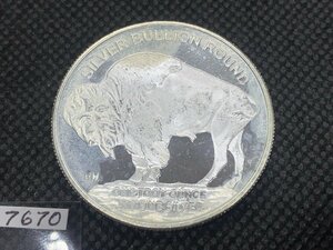 31.1グラム 2016年 (新品) アメリカ「バッファロー・インディアン」純銀 1オンス メダル