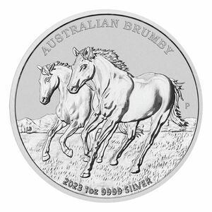 [ written guarantee * capsule with a self-starter ] 2023 year ( new goods ) Australia [ Blanc Be * horse ] original silver 1 ounce silver coin 