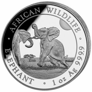 [ written guarantee * capsule with a self-starter ] 2024 year ( new goods )so Mali a[ Africa wild life * elephant ] original silver 1 ounce silver coin 