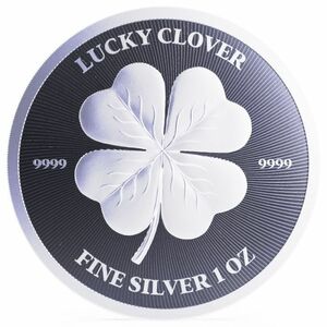 [保証書・カプセル付き] 2023年 (新品) ニウエ「ラッキークローバー」純銀 1オンス 銀貨
