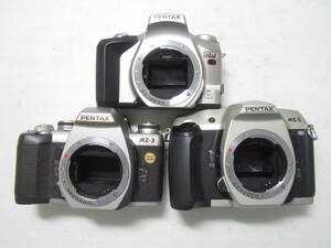 No.042 PENTAX MZ-3 SPECIAL EDITION / MZ-S / *ist 三台 セット ジャンク カメラ 動作未確認