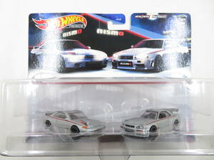 No.056 HOT WHEELS PREMIUM NISSAN SKYLINE GT-R (BNR32) / NISSAN SKYLINE GT-R (BNR34) 2台セット nismo CAR CULTURE