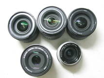 No.074 OLYMPUS ジャンク レンズ 5本セット ZUIKO 14-42mm 40-150mm / M.ZUIKO 14-42mm 40-150mm 動作未確認_画像5