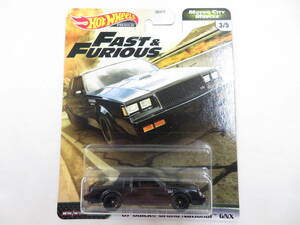 No.099 HOT WHEELS PREMIUM '87 Buick Grand National GNX FAST&FURIOUS 3/5 MOTOR CITY MUSCLE