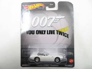 No.116 HOT WHEELS PREMIUM Toyota 2000GT Roadster 007F YOU ONLY LIVE TWICE