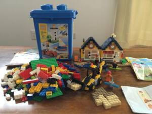 LEGOまとめジャンク　CREATER 3 IN 1 ビーチハウス　青い屋根の家　青いバケツ　JUNIOR ホイールローダーセット　水道管工事　レゴ　正規品