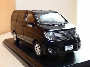 国産 名車コレクション 1/43 日産 エルグランド 2004 黒 アシェット 旧車 クラシックカー ミニカー Ｌ