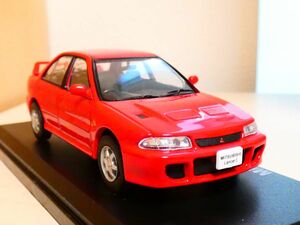 国産 名車コレクション 1/43 三菱 ランサー エボリューション I 1992 赤 アシェット 旧車 クラシックカー ミニカー Ｌ