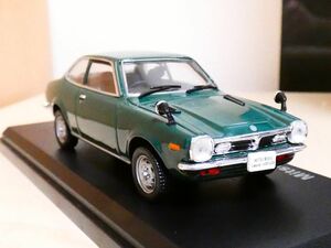 国産 名車コレクション 1/43 三菱 ランサー 1600 GSR 緑 1973 アシェット 旧車 クラシックカー ミニカー Ｌ