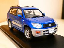 国産 名車コレクション 1/43 トヨタ RAV4 2001 青 ③ アシェット 旧車 クラシックカー ミニカー Ｌ_画像1