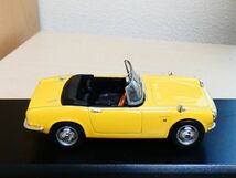 国産 名車コレクション 1/43 ホンダ Honda S800 1966 黄色 ② アシェット 旧車 クラシックカー ミニカー X_画像6