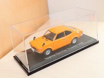 国産 名車コレクション 1/43 トヨタ スプリンター トレノ 1972 オレンジ 塗装劣化あり アシェット 旧車 クラシックカー ミニカー X_画像7