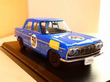 国産 名車コレクション 1/43 日産 プリンス スカイライン GTB レーシング 1964 青 ③ アシェット 旧車 クラシックカー ミニカー X_画像1