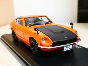 国産 名車コレクション 1/43 日産 フェアレディZ Z432 オレンジ 1969 アシェット 旧車 クラシックカー ミニカー X Nissan Fairlady Z