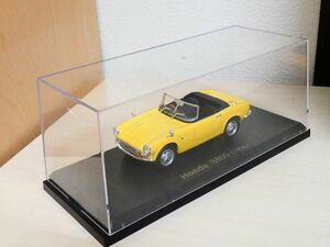 国産 名車コレクション 1/43 ホンダ S800 1966 黄色 ケース固いです アシェット 旧車 クラシックカー ミニカー S1