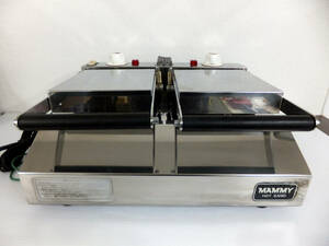 B1302 マミー ホットサンド MHS-1000 業務用 ホットサンドメーカー MAMMY HOT SAND 2連 厨房機器 ロヴイック 現状