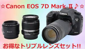 トリプルレンズセット Canon キャノン EOS 7D Markⅱ#6128