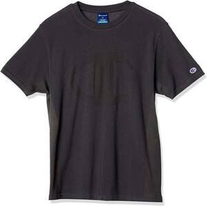 Champion(チャンピオン) SPORTSTECH MOLDING KNIT 半袖Tシャツ C3-RS311 メンズ Mサイズ ブラック