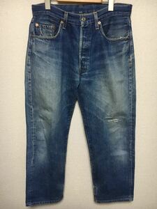 LEVI’S リーバイス 501 110周年 米国製 MADE IN USA アメリカ製 セルビッジ 耳付き BIG E バレンシア ジーンズ デニム パンツ