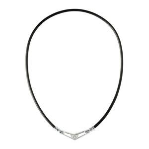 最新商品【新品】BANDEL（バンデル）Healthcare Necklace V1（ヘルスケア　ネックレスV1）Black/Silver　Mサイズ（49㎝）専用箱入り