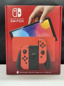 1円スタート 未使用 Nintendo Switch 有機ELモデル ニンテンドースイッチ マリオレッド 任天堂 G231211-2