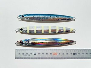 同梱可能 1円スタート 美品 売り切り メジャークラフト ジグパラ 150g 3本セット 根魚 青物 ジギング オフショア スロー