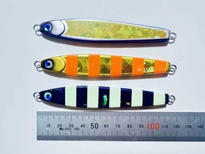 同梱可能 1円スタート 美品 売り切り ブランカ 100g 3本セット タチウオ 根魚 青物 ジギング オフショア スロー サーベリング