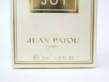 【12-47】 JEAN PATOU ジャンパトゥ JOY ジョイ PARFUM パルファム 7ml 香水 未開封_画像2