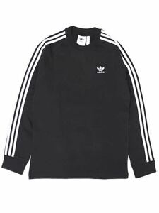 adidas Adidas 3 STRIPES LS T-shirt BLACK 2XO tag attaching product number DV1560 regular price 6,039 jpy ( tax included ) new goods unused free shipping 