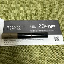 最新★TSI 株主優待券 MARGARET HOWELL★マーガレット ハウエル)★20%OFF 1枚 ★優待ID通知 現物発送なし★送料無料★24時間以内対応_画像1