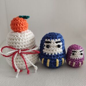 2024 だるま 鏡餅 ハンドメイド