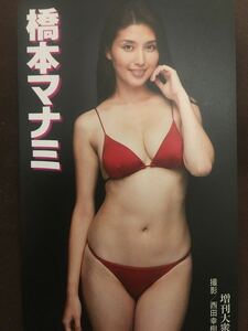 橋本マナミ　増刊大衆　水着テレカ　テレホンカード　セクシーテレカ出品中。
