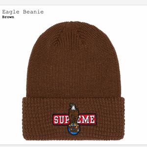 supreme Eagle Beanie ブラウン 新品