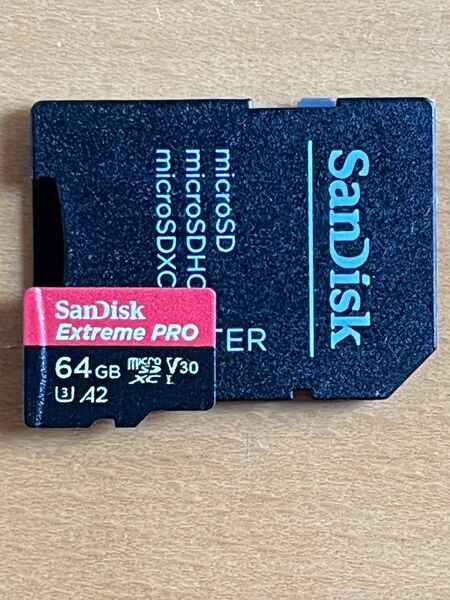 SanDisk Extreme PRO 64GBマイクロSD