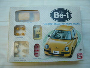 【BANDAI】NISSAN　BE-1　１/43　HIGH　SELECTION　METAL　MODEL