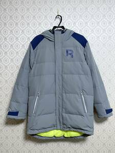 【送料込み】美品 Reebok リーボック グレー ダウンジャケット メンズ