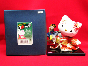 美品 サンリオ 2000年製 梅 はろうきてぃの日本人形 着物 置物 フィギュア ハローキティ 管理5B1206G-P3