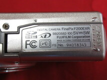 FUJIFILM FinePix F200EXR バッテリー 充電器付き シルバー 富士フィルム コンパクトデジタルカメラ / 防水プロテクター 管理5R1205C-X1_画像10