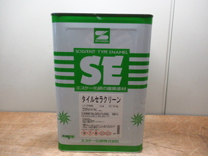 未使用 エスケー化研 SE タイルセラクリーン 12㎏ 油性塗料 管理5J1223H-H9